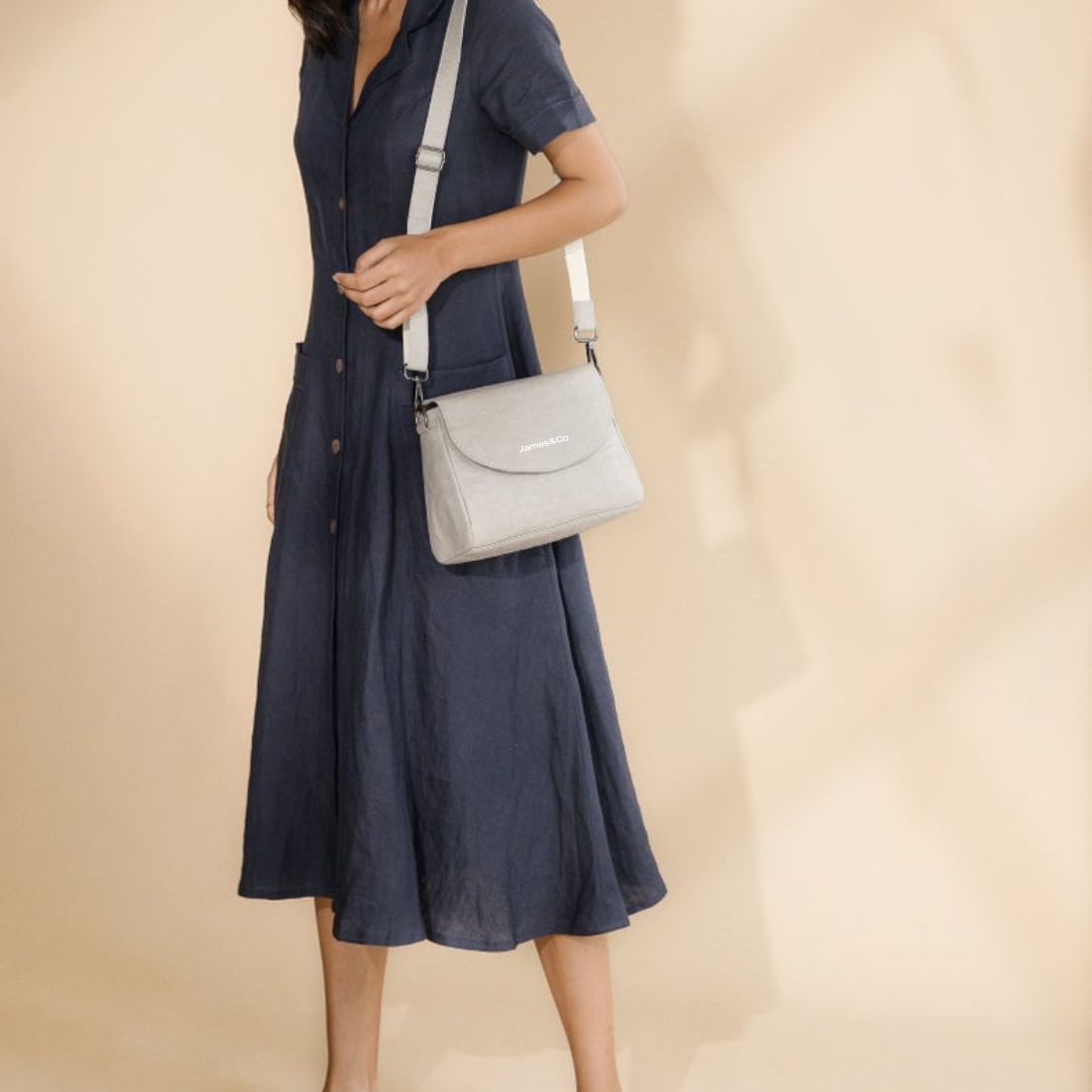 James&Co Cross Body Bag In Washable Paper I DOLLY I B2B