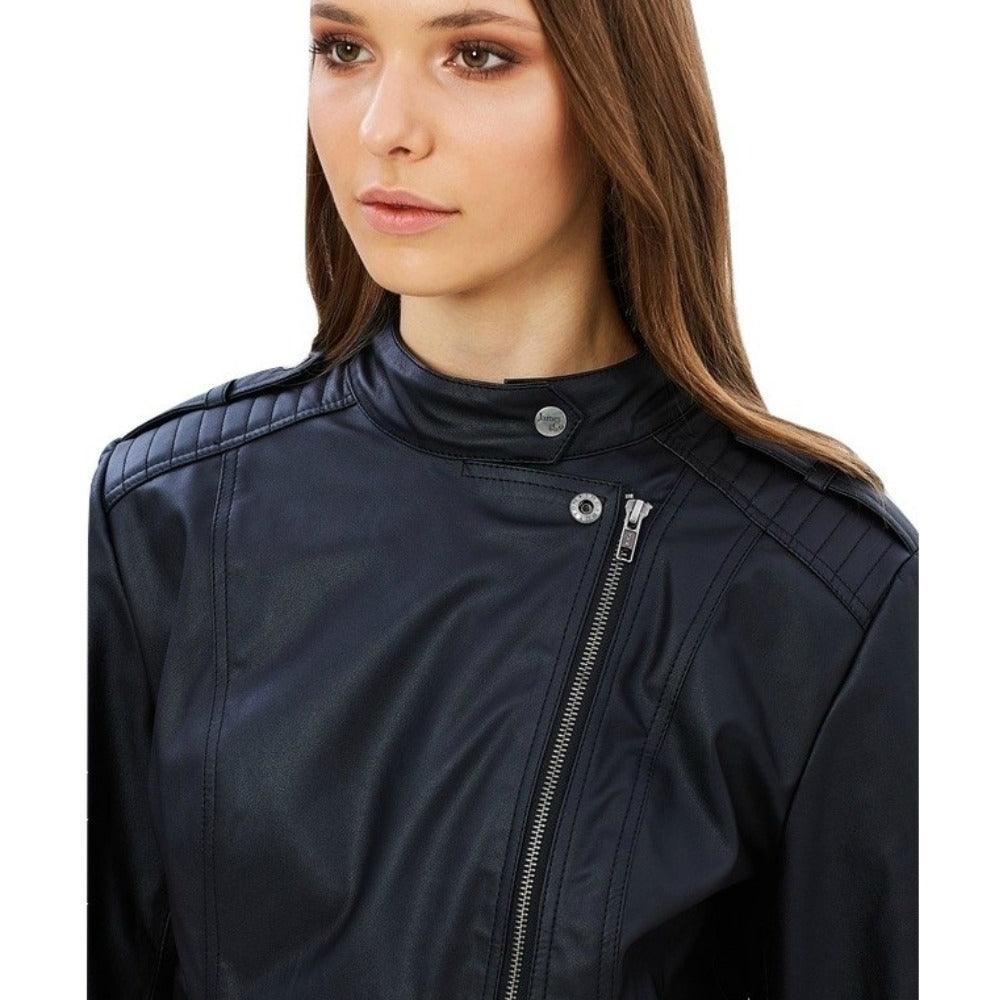 AVAILABLE SOON.Biker Jacket Plant Based Plastic Free Vegan Leather I EMMA